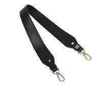 Manici Per Borse In Pelle Tracolla Per Borsa A Tracolla Lunga 60Cm Cintura Per Borsa Di Ricambio Con Fibbia In Oro Argento, Nero, Fibbia d'argento