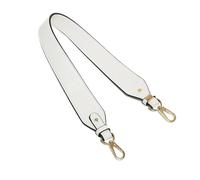 Manici Per Borse In Pelle Tracolla Per Borsa A Tracolla Lunga 60Cm Cintura Per Borsa Di Ricambio Con Fibbia In Oro Argento, Bianco, Fibbia d'argento