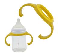 Manici per bottiglie di latte, collo largo per bambini, design facile da tenere in mano, morbidi e robusti, ideali per bottiglie d'acqua, viaggi, asilo, apprendimento precoce e uso domestico