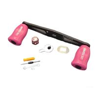 Manico a bilanciere per mulinello da pesca in fibra di carbonio diritto esteso per mulinelli da colata DAIWA e ABU con apertura del braccio oscillante 8x5mm, regolazioni affidabili della bobina (mano