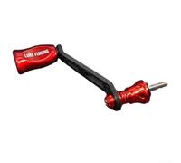 Manico a bilanciere per mulinello da pesca in fibra di carbonio per STELLA, STRADIC, COMPLEXF4 e TwinPower 70 mm di lunghezza (rosso)