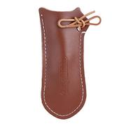 Manico a ciotola da campeggio pieghevole copertura manica protettiva anti -scozzera resistente al calore per cottura all'aperto e accessori da campeggio in pelle di mucca premium