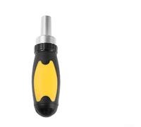 Manico a cricchetto con gambo da 6,35 mm per l'uso con chiavi a bussola e supporti standard da 1/4 di pollice ed estensioni