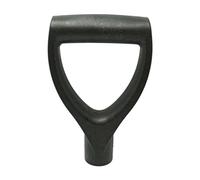 Manico a vanga Forca da giardino Manico a pala Impugnatura in plastica forma di D per strumenti di scavo e rastrello Sostituzione forcella nera