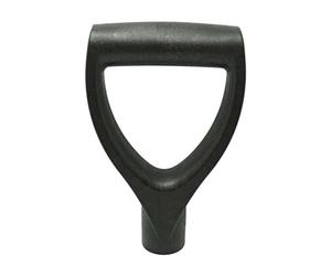 Manico a vanga Forca da giardino Manico a pala Impugnatura in plastica forma di D per strumenti di scavo e rastrello Sostituzione forcella nera