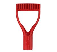 Manico a vanga in plastica con impugnatura a D Manico per pala di ricambio Design universale per pala da neve Scavare Rastrellare Attrezzi da giardinaggio Leggero Durevole (Rossa)