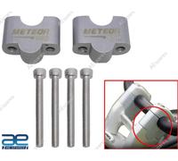 Manico Barrette Alzata Argento Compatibile Con Reale Enfield Super Meteor 650