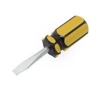 Manico compatto con gambo da 6 mm per cacciaviti testardi, accetta punte a testa piatta e scanalate, utile per il montaggio e la manutenzione di mobili (piatto)
