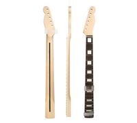manico della chitarra Per Manico Della Chitarra Elettrica TL Punto Di Tono Intagliato 21 Tasti Indietro Maniglia Della Paletta Della Linea Centrale Manico Della Chitarra Elettrica