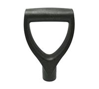 Manico della forcella, manico a vanga Garden Fork Shovel D a forma di plastica per scavare strumenti di rastrellatura nera, sostituzione del rastrello