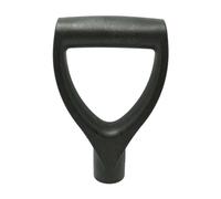 Manico della forcella, manico della pala della forcella da giardino, presa in plastica a forma di D, manico a vanga da giardino nero per scavare strumenti per rastrellamento