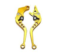Manico della leva del freno motociclistico Compatibile con GROM MSX125 CBR250R CBR300R CB300F CB400F Leva freno a tamburo per motocicli(Gold)