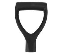 Manico della pala in plastica durevole D Impugnatura Design ergonomico per la massima resistenza della presa ed efficienza negli strumenti di scavo di rimozione della neve del (Nero)