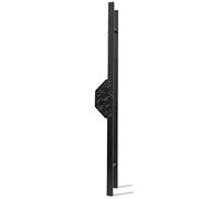 Manico della porta a scorrimento scorrevole per porte anteriori/porte di vetro/porta del ristorante, impugnatura per porte esterne interni resistenti contemporanei, modello back-to-back (colore: nero,