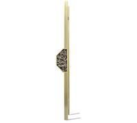Manico della porta scorrevole per fienile per porte anteriori/porte di vetro/porta del ristorante, impugnatura per porte esterne interni resistenti contemporanei, modello back-to-back (colore: bronzo,