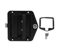 Manico di blocco della porta black toolbox blocco blocco paddle filo monte 5.5x5.5in con impugnatura compatibile con cassetta degli attrezzi camper universale