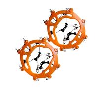 Manico di ghiaccio a trazione a piedi,8 spike antiscivolo e resistente all'usura,Manico anti-scivolo con picco | Per donne e uomini in inverno per arrampicata, escursioni, passeggiate, jogging stivali