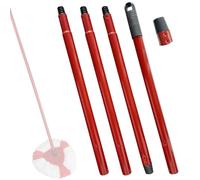 Manico di ricambio compatibile con Vileda Turbo Spin Mop, asta di ricambio in 4 sezioni, mocio regolabile, manico di ricambio per mocio, manico telescopico per la pulizia dei pavimenti