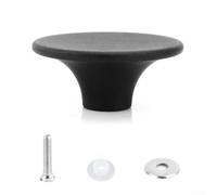Manico di ricambio in bachelite per coperchio della pentola Dutch Oven, resistente al calore con design ergonomico e lavabile in lavastoviglie, con viti di fissaggio, nero, 54 x 22 x 18 mm
