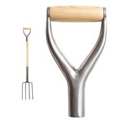 Manico Di Ricambio Per Pala: Impugnatura In Metallo E Legno Per Risparmiare Sforzo, Supporto Stabile Antiruggine, Supporto Per Attrezzi | Scenario Da Giardino Per Attività Di Pala, Rastrello, Forca, M