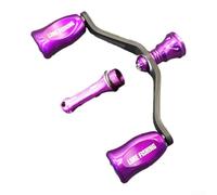 Manico e bilanciere di ricambio in fibra di carbonio da 29 g per EXLSTLT e FUEGO, compatibile con serie EXCELER, CALDIA, PROREX, TAULA, LUVLAS (viola)