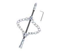 Manico ergonomico per la pulizia dei tubi, sistema flessibile per rimuovere residui di grasso e radici dal drenaggio, catena di pulizia ad alta resistenza