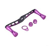 Manico estensibile da 105 mm, foro da 8 x 5 mm per manovelle fluide | Alluminio forgiato a freddo, lunghezza 105 mm, albero 8x5mm, finitura viola, design robusto e leggero