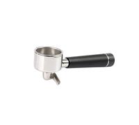 Manico For Caffè Con Fondo A Doppia Orecchio Da 51 Mm, Compatibile Con DeLonghi EC221/ECO311/EC156B, Con Cestello Filtro(GW black)