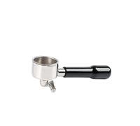 Manico For Caffè Con Fondo A Doppia Orecchio Da 51 Mm, Compatibile Con DeLonghi EC221/ECO311/EC156B, Con Cestello Filtro(ABS Black)
