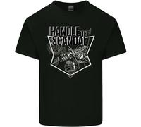 Manico Il Scandal Tatuaggio Artista Uomo Cotone T-Shirt