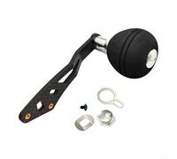 Manico in fibra di carbonio a braccio singolo con manopole EVA per DAIWA e bobine di fusione, include set completo di hardware di montaggio piastra di bloccaggio, dado, vite e guarnizione, 1 set (tipo