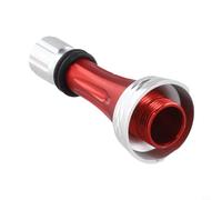 Manico in lega di alluminio per mulinello da 46 mm, con zigrinatura per Stella Twin Power e per Daiwa Exist Luvias Saltiga Certate (rosso)