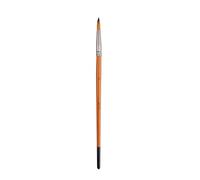 Manico in legno Fine Dettaglio Pennello Setole Nylon Miniatura Per Acrilico Acquerello Guazzo Olio Viso Pittura Professionale Nylon Pennello Per Artisti