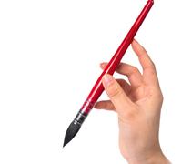 Manico in legno Pennello per acquerello Setole di Nylon Per Acrilico Guazzo Pittura A Olio Fine Dettaglio Miniatura Professionale Set di Pennelli