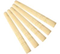 Manico in Legno per Attrezzi Agricoli 5 Pezzi, Kaki | Legno, Installazione Facile e Sostituzione Rapida, per Falci e Zappe, Presa Comoda e Peso Ridotto