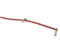 Manico in metallo per falce â€“ manetta curva â€“ tubo in acciaio verniciato