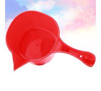 Manico in plastica addensata mestolo di liquame in ceramica per paletta per