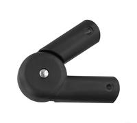Manico in plastica per carrello da campeggio con diametro interno da 22 mm e design curvo a 210 gradi per sostituire facilmente le barre rotte del carrello