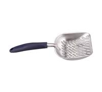 Manico lungo pet dog scooper scoop durevole metal setaccio ( )