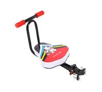 (Manico nero e rosso) Sedile anteriore per monopattino elettrico Sella per bicicletta per bambini Se