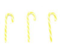 Manico ombrellino bianco giallo 15g DA 50 pz