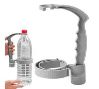 Manico per bottiglia di bevande, impugnatura per bottiglia di olio, utensile da cucina, design ergonomico regolabile, facile da installare e rimuovere, rosso, per olio, salsa di soia, uso domestico e