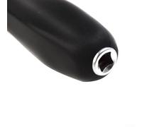 Manico per cacciavite da 6,3 mm con attacco quadrato femmina da 1/4 di pollice per punte a bussola, connettore per chiave a spinner, in acciaio al cromo vanadio, asta da 150 mm, confezione da 2