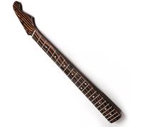 Manico per chitarra, 22 tasti, in legno zebrato, con truss rod regolabile, fori per accordatura da 10 mm, parti di ricambio per chitarra elettrica Fender Stratocaster