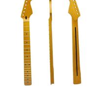 Manico Per Chitarra Accessori Fai Da Te Per Strumenti Musicali Manico Per Chitarra Elettrica A 6 Corde E 22 Tasti Giallo Opaco