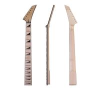 Manico Per Chitarra Elettrica 6 Corde Con Finitura Opaca Tastiera In Acero Canadese 24 Tasti Con Finitura Diamantata Naturale
