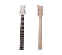 Manico Per Chitarra Elettrica A 24 Tasti Manico In Acero Da 24,75 Pollici Tastiera In Palissandro Incompiuto Bel Intarsio Per Chitarra Amatoriale Fai Da Te Sostituzione Manico della Chitarra