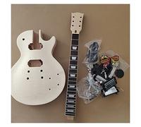 Manico Per Chitarra Elettrica Incompiuto E Corpo In Mogano Nero Kit Per Chitarra Con Manico In Palissandro Fai Da Te Tutte Le Parti insieme professionale della chitarra elettrica