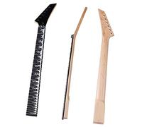 Manico per chitarra fai-da-te Collo Per Chitarra Elettrica A 6 Corde Fatto A Mano In Acero Canadese 24 Tasti Tastiera In Palissandro Con Motivo A Fuoco