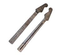 Manico per chitarra fai-da-te Manico Per Chitarra Elettrica A 6 Corde Giallo Lucido 21 E 22 Tasti Acero Canadese Completo Per Manico Per Chitarra For ST (Color : 06)